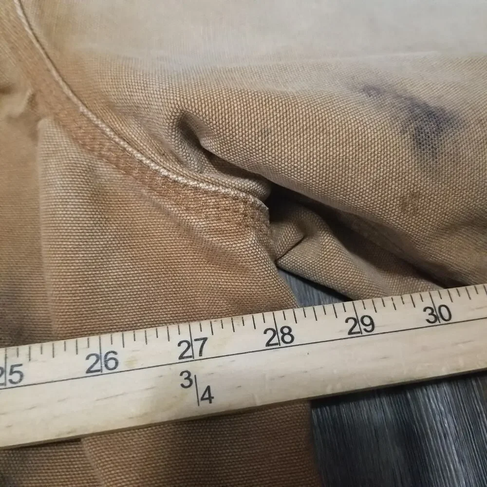 Carhartt Jacket Adult 2XL Hardhats Union Labor Canvas J131 BRN USA Made‎ Faded